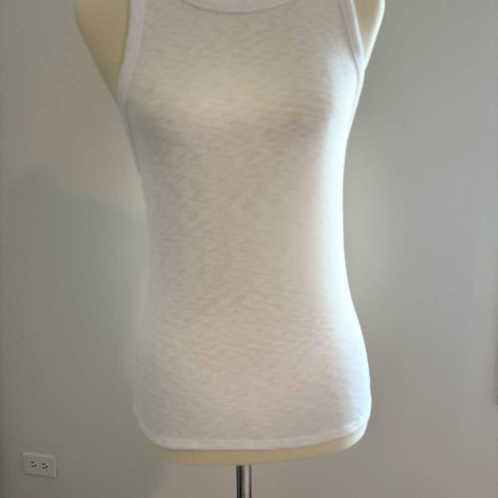 Vuori White High-Neck Ribbed Tank - Picture 3 of 8